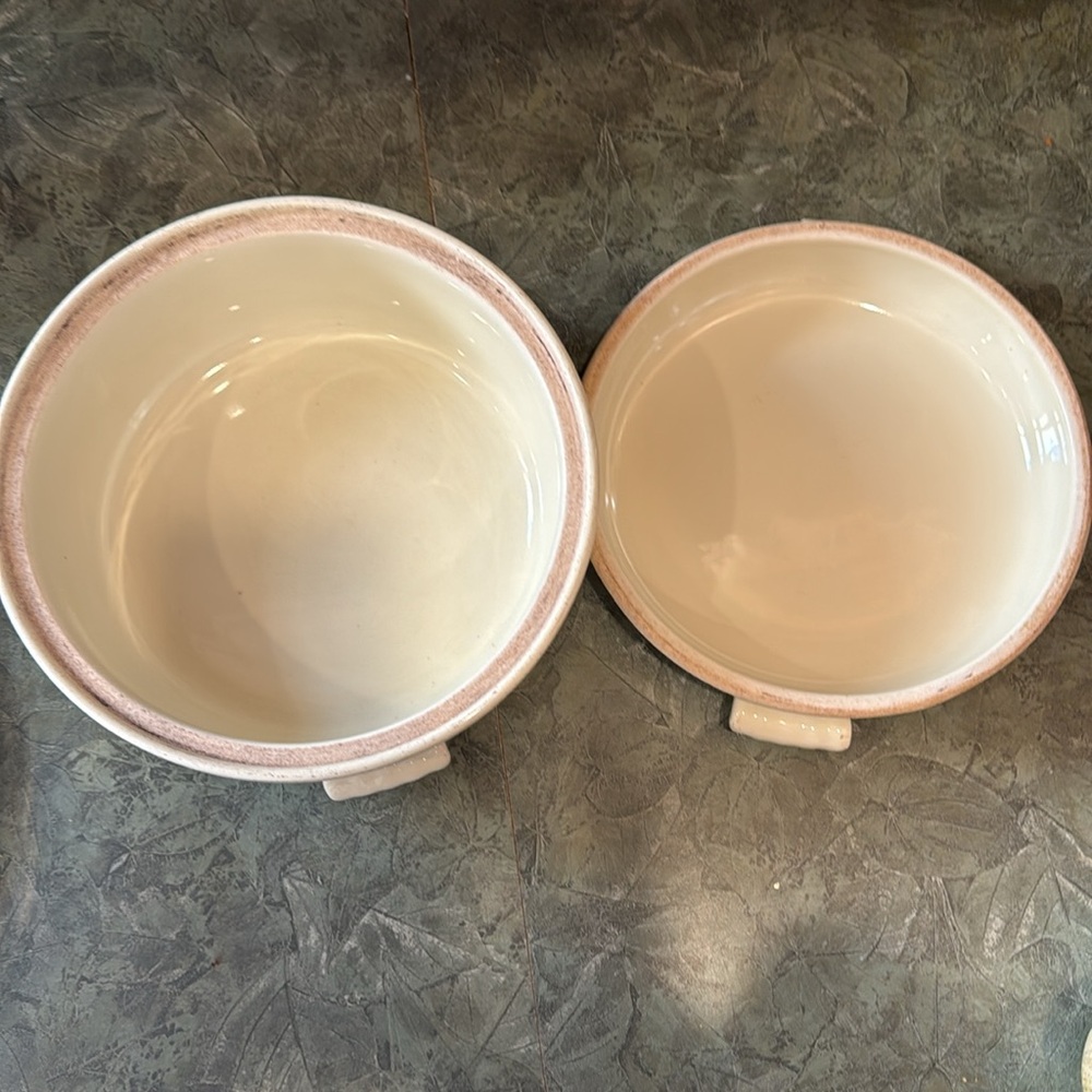 HALL Vintage 2-Quart Casserole Dish With Lid Tea Autumn Leaf - Picture 7 of 9